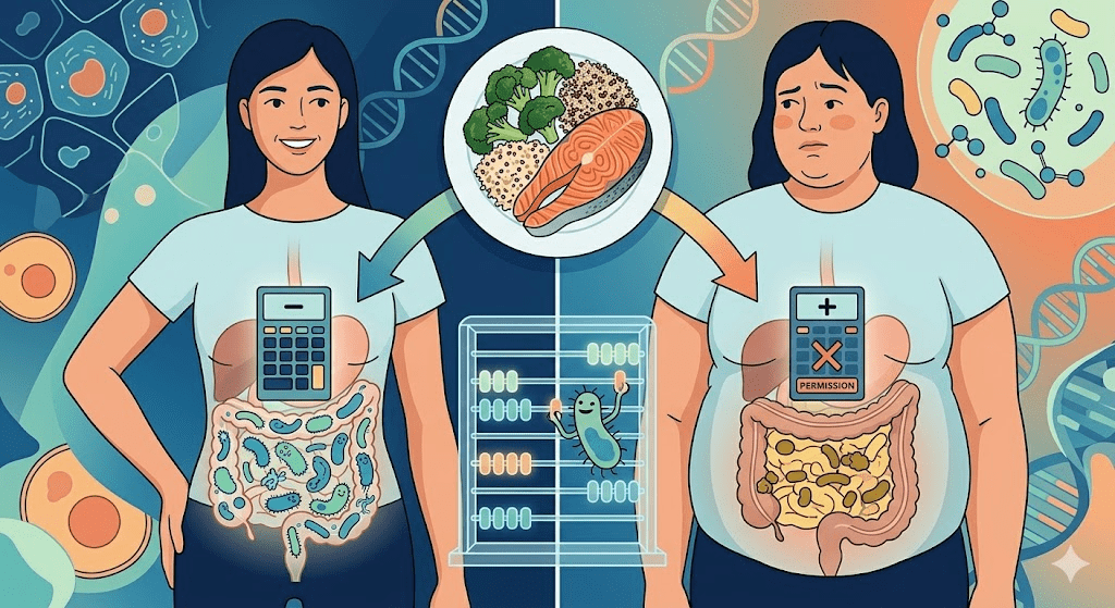 Однаковий раціон — різне схуднення: чому мікробіом перераховує ваші калорії без вашого дозволу